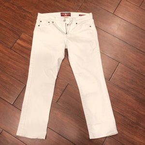 White crop Lucky jeans